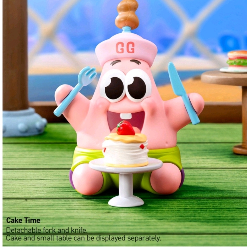 Pop Mart SpongeBob Best Friends Series Figures NIB -‎ Cake Time